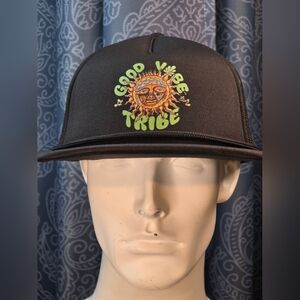 "Good Vibe Tribe"" OTTO 100% Polyester NWOT OSFM Mesh Snapback - Sublime